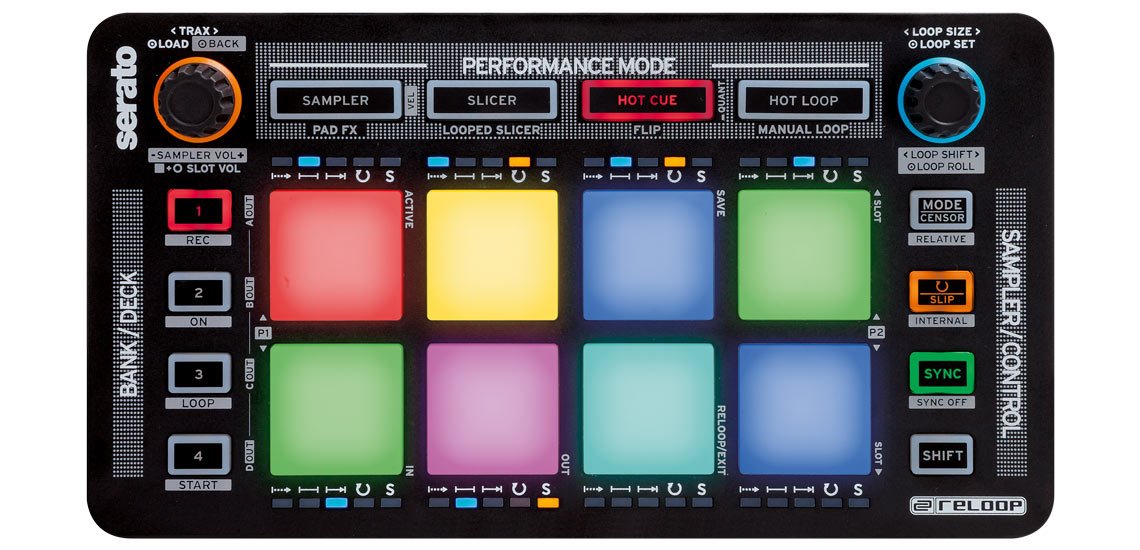 Powerful Serato DJ Pro Drum Pad Moduler Kontrolör / Controller Ünitesi